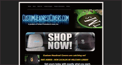Desktop Screenshot of customheadrestcovers.com