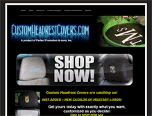 Tablet Screenshot of customheadrestcovers.com